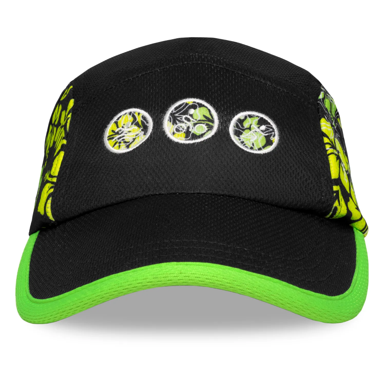 Neon Floral Triathlon Performance Ice Hat