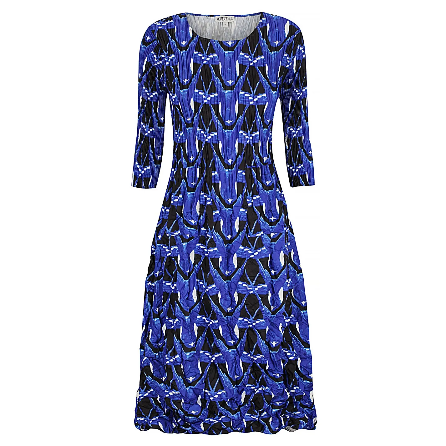 NEW | 3/4 Sleeve Smash Pocket Dress - Prints | Alquema