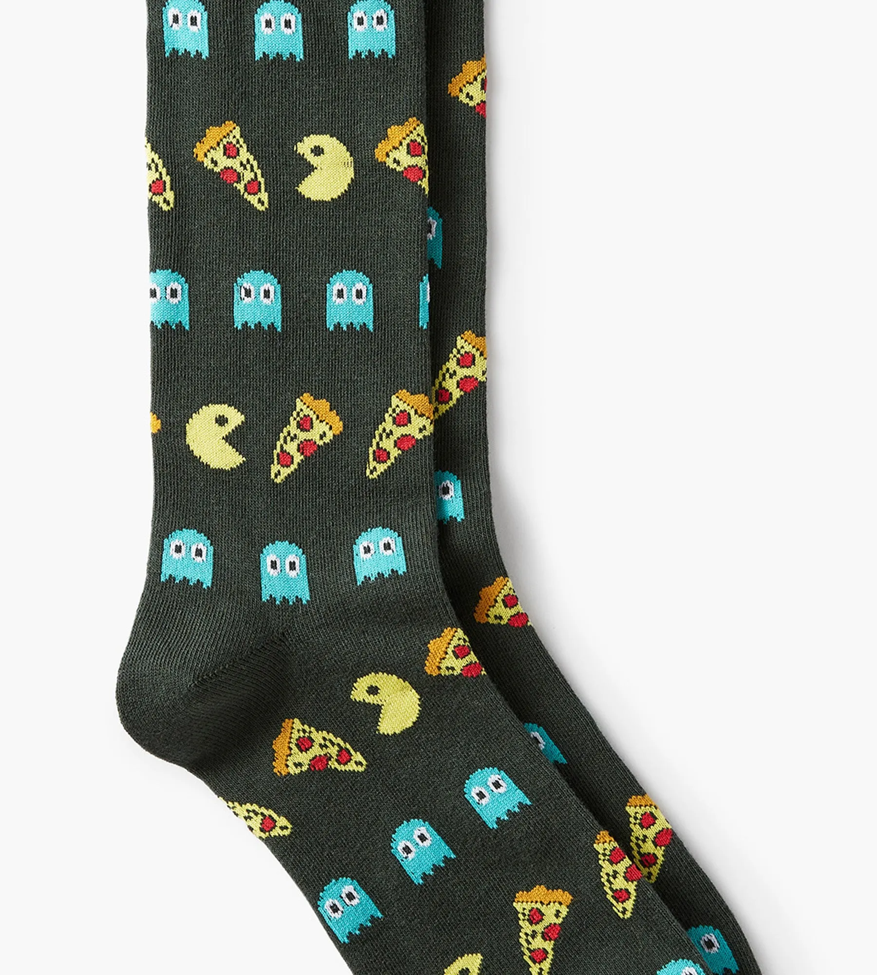 Pac-Man Pizza Socks