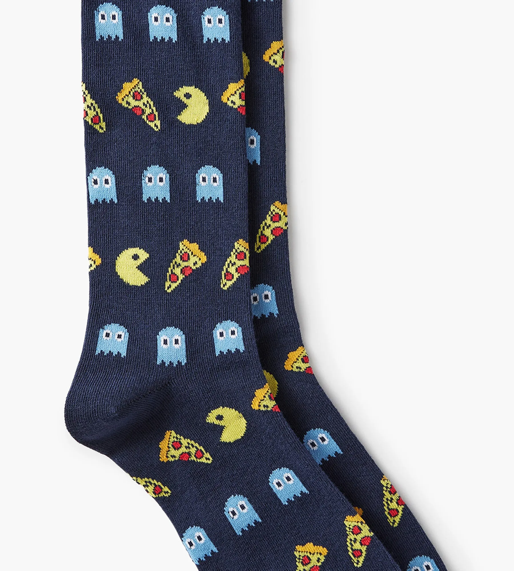 Pac-Man Pizza Socks