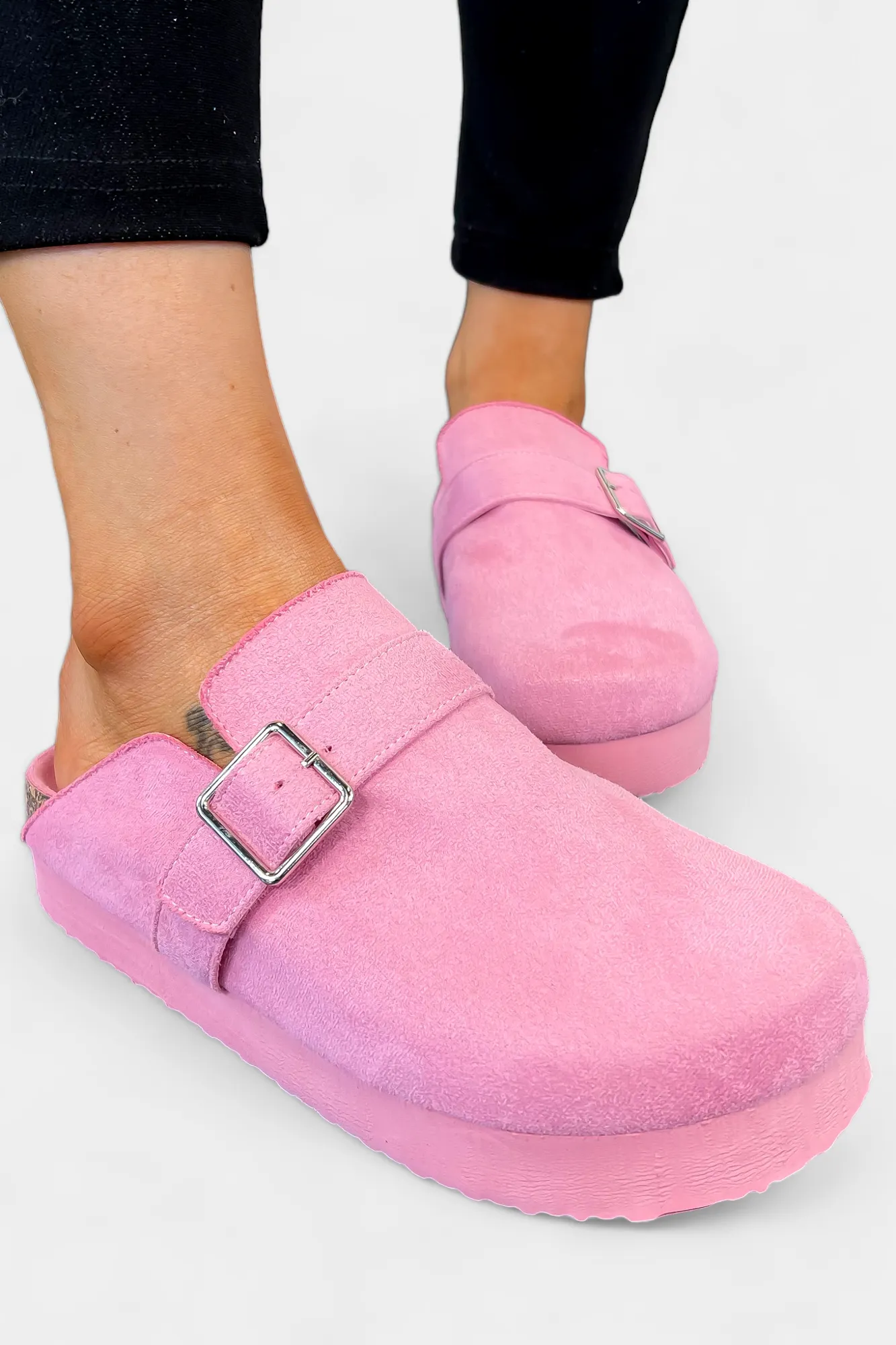 Pink Slip On Shoes