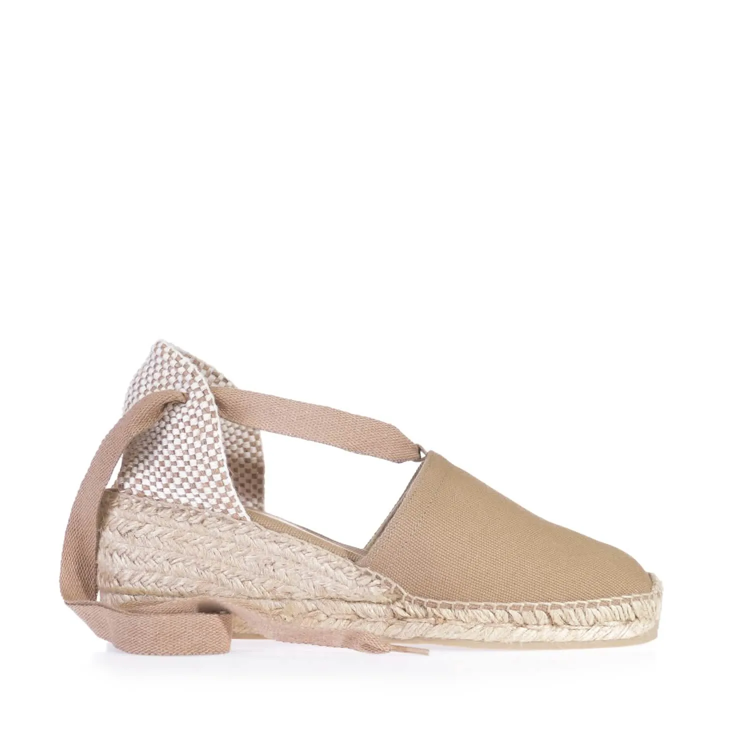 Plain Canvas Wedge Espadrille for Women - Valencia