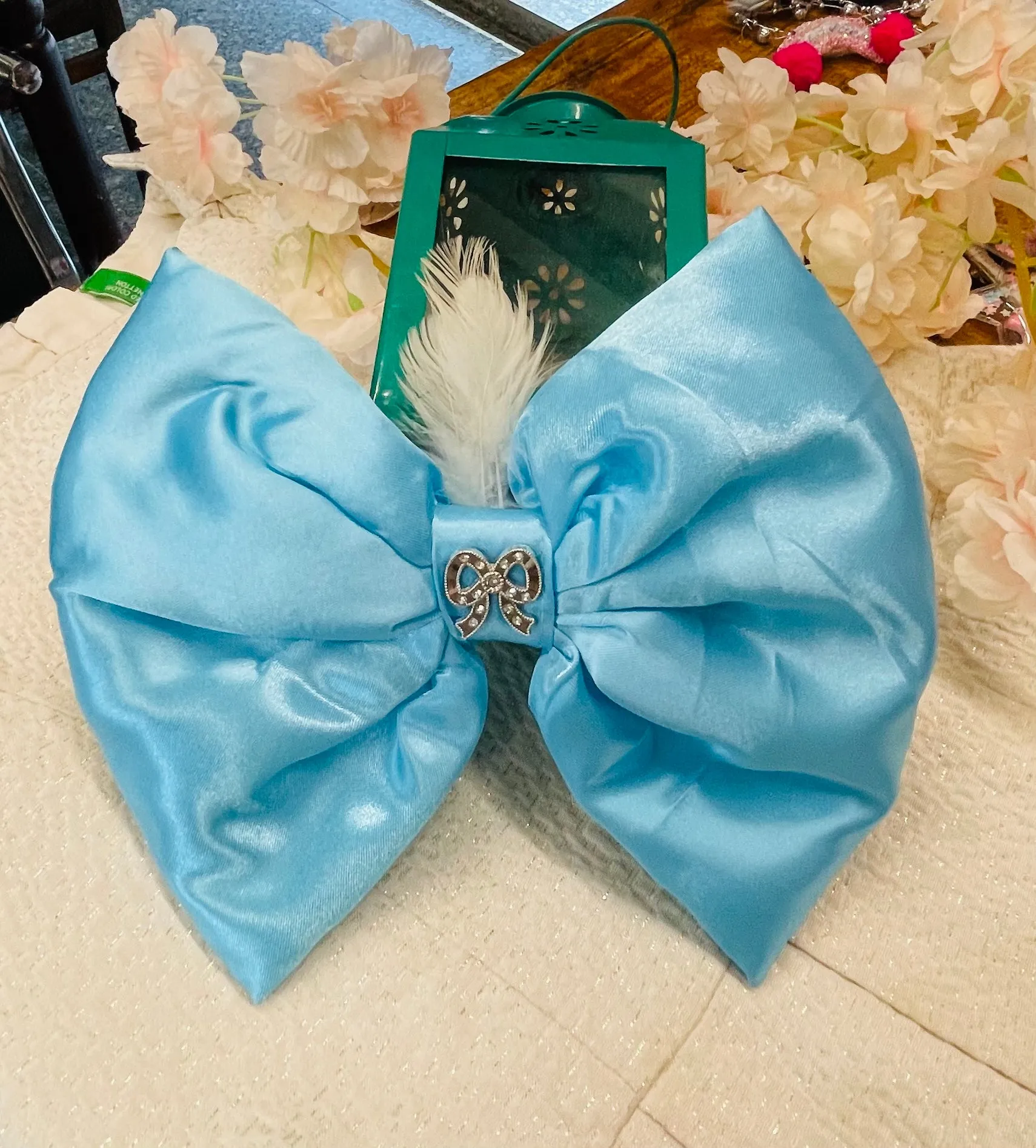 Princess Glam Feather Bow