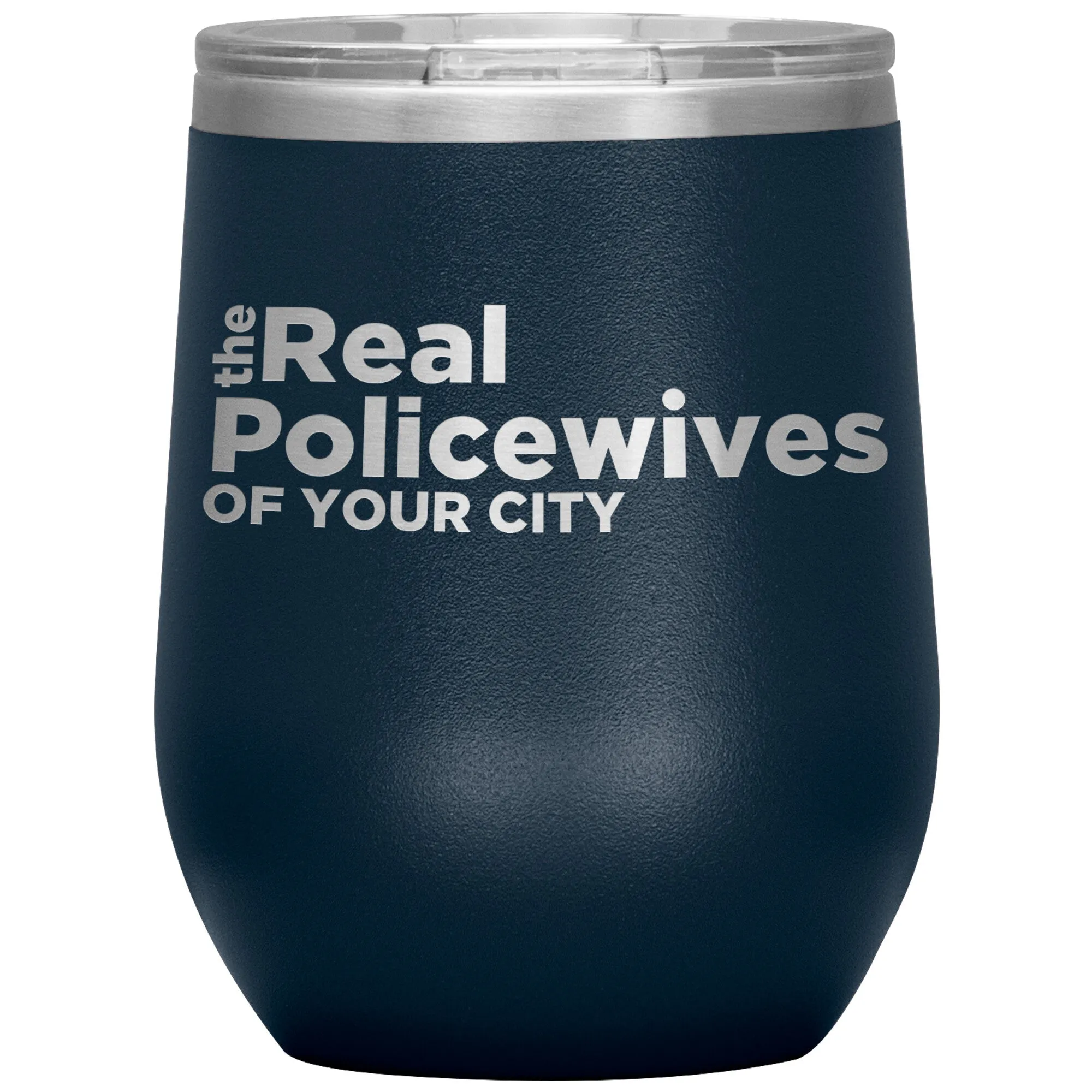 Real Police Wives Wine Tumblers