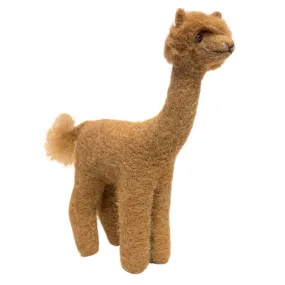 Shorn Alpaca Felt Ornament or Figurine