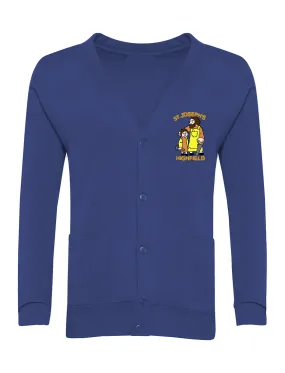 St Joseph's Highfield R.C.V.A. Primary School Royal Blue Cardigan