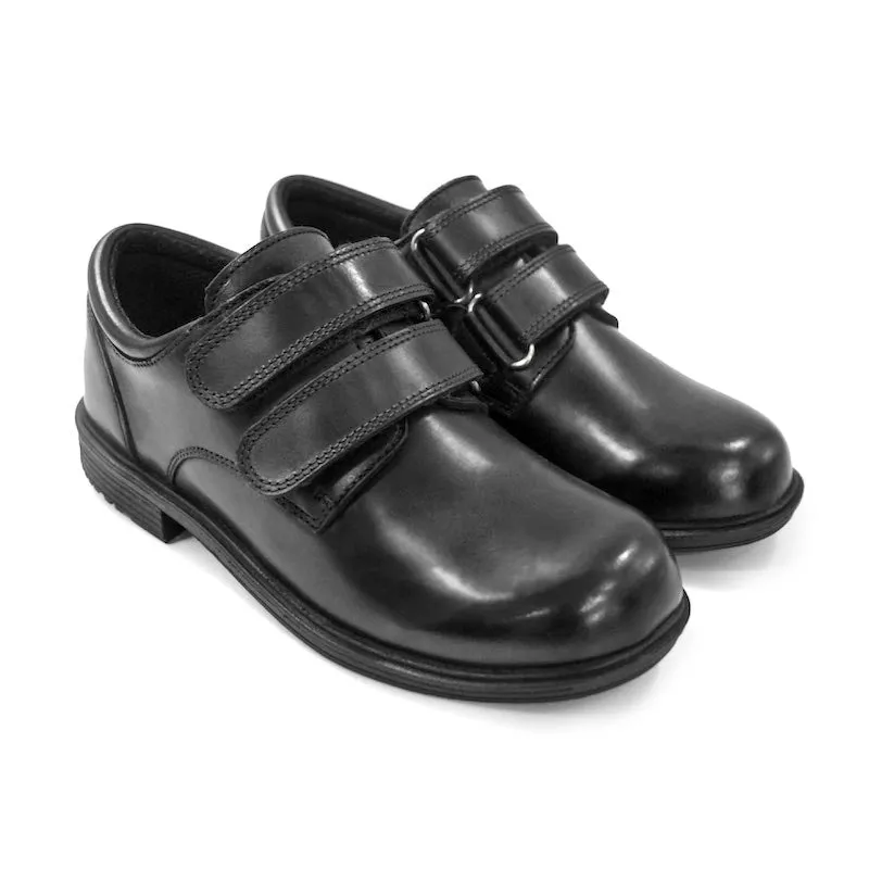 Studeez Leather School Shoes - Taji Velcro 2