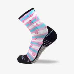 Summer Flamingo Socks (Mini-Crew)