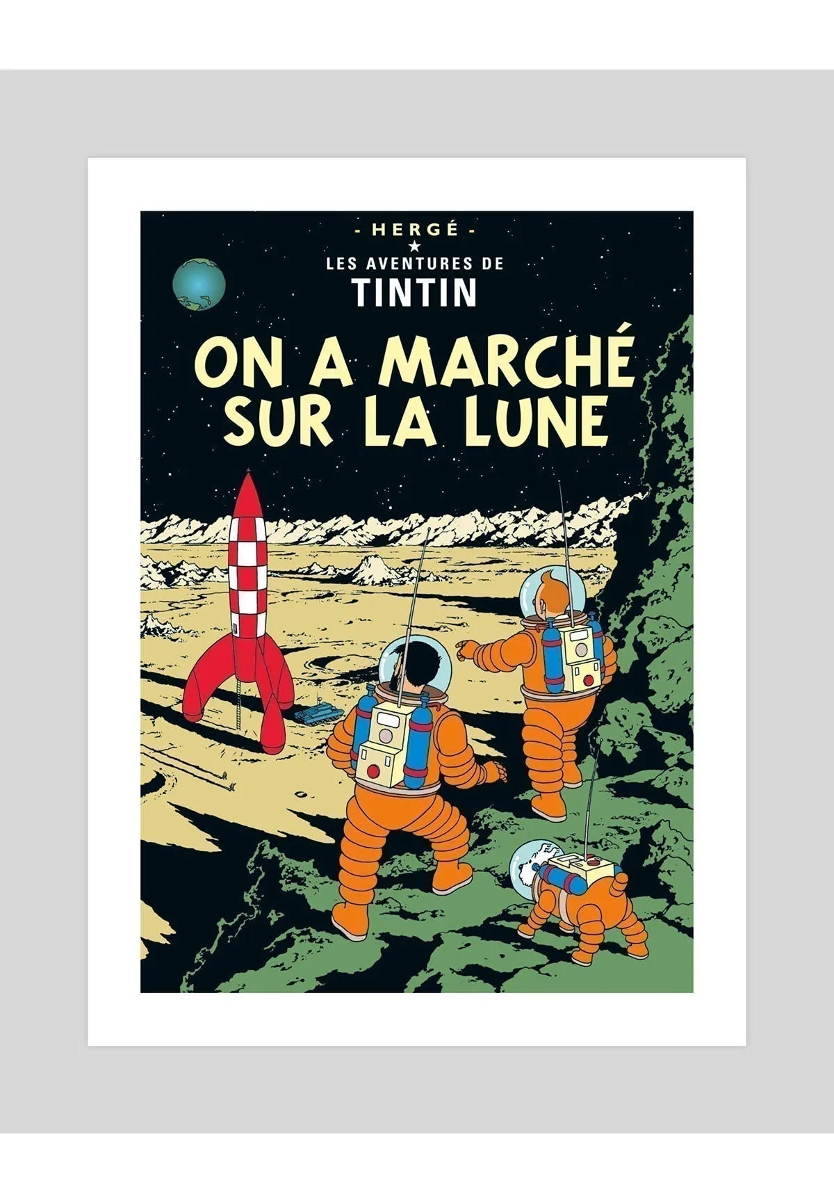 Tintin On A Marche Sur La Lune