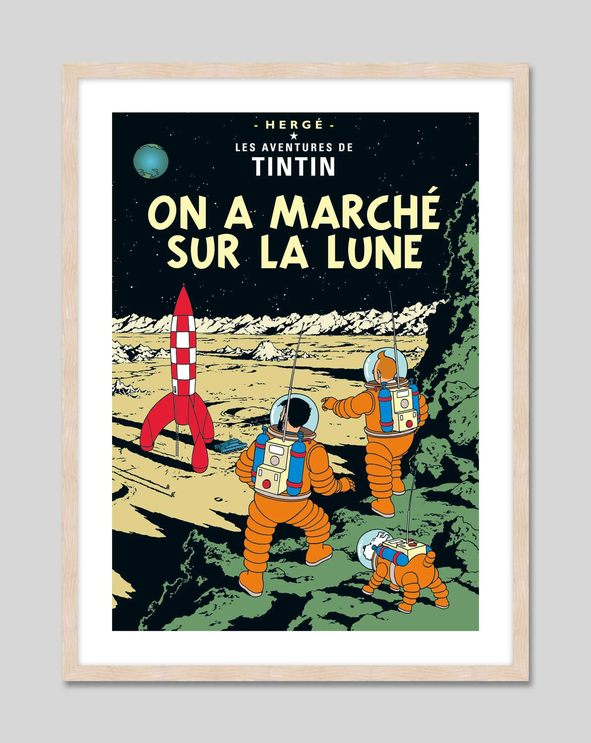 Tintin On A Marche Sur La Lune