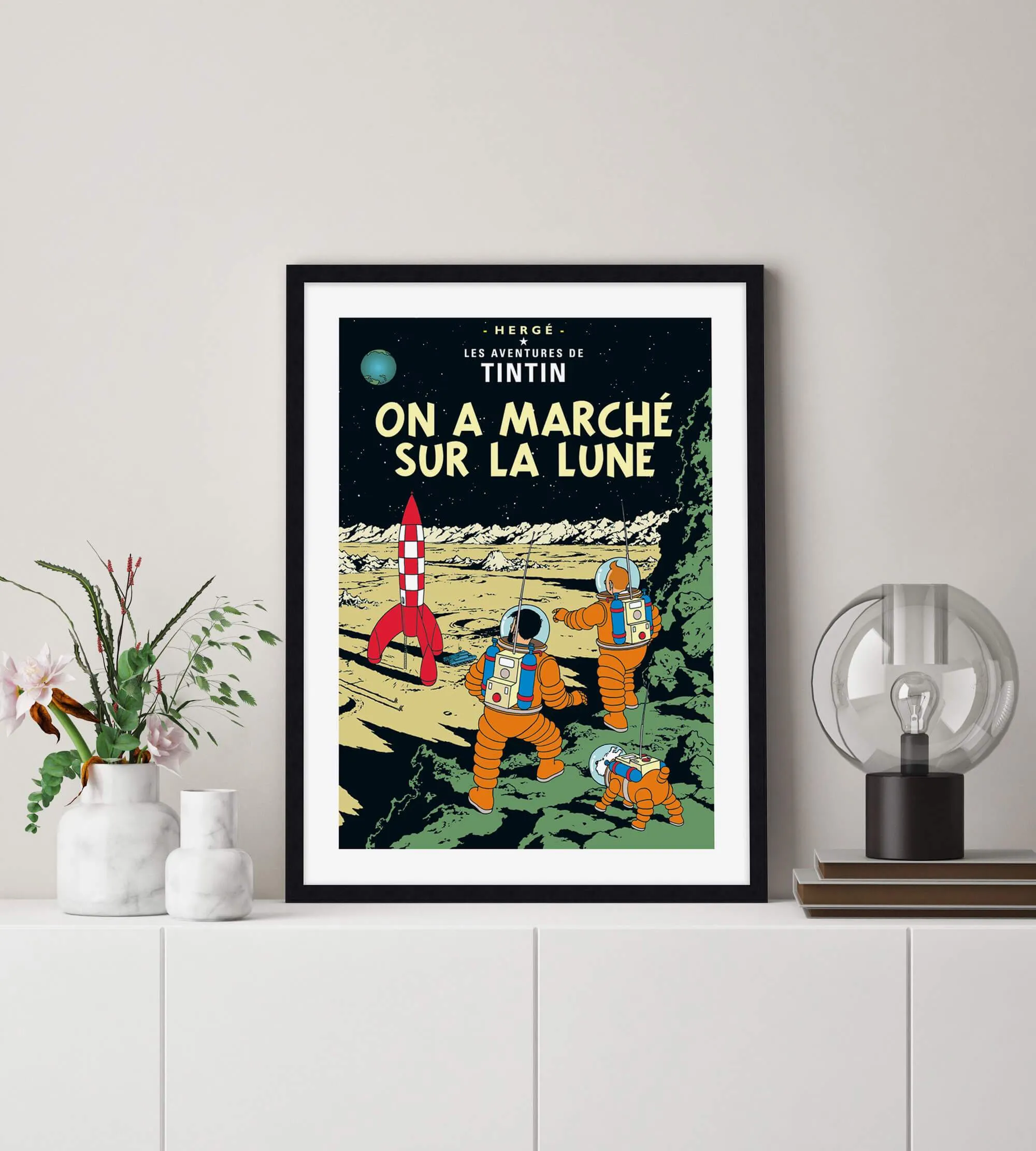 Tintin On A Marche Sur La Lune