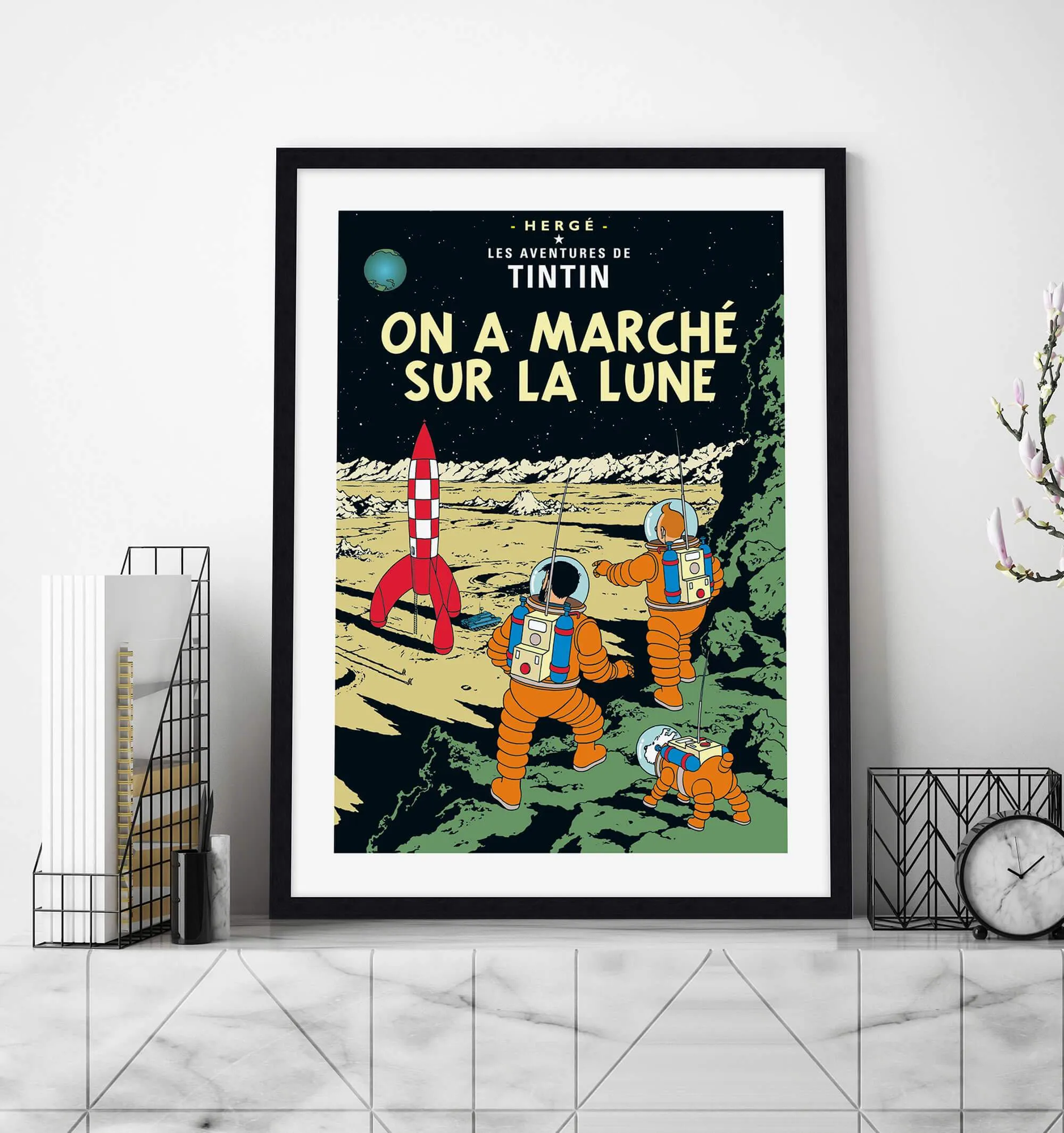 Tintin On A Marche Sur La Lune