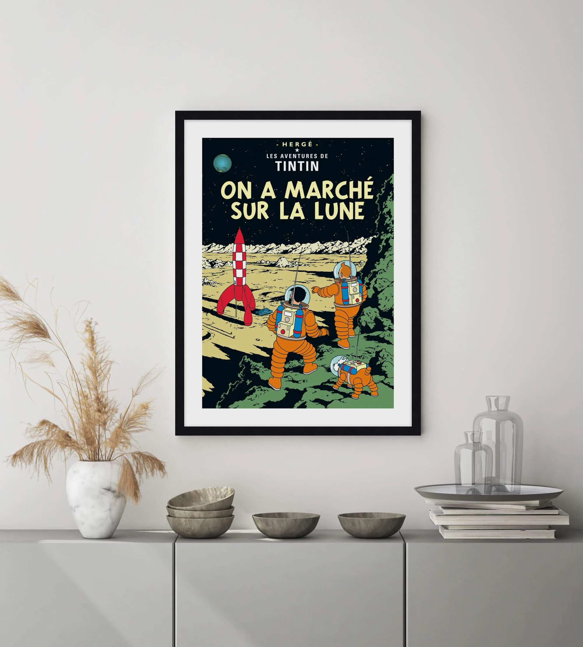 Tintin On A Marche Sur La Lune