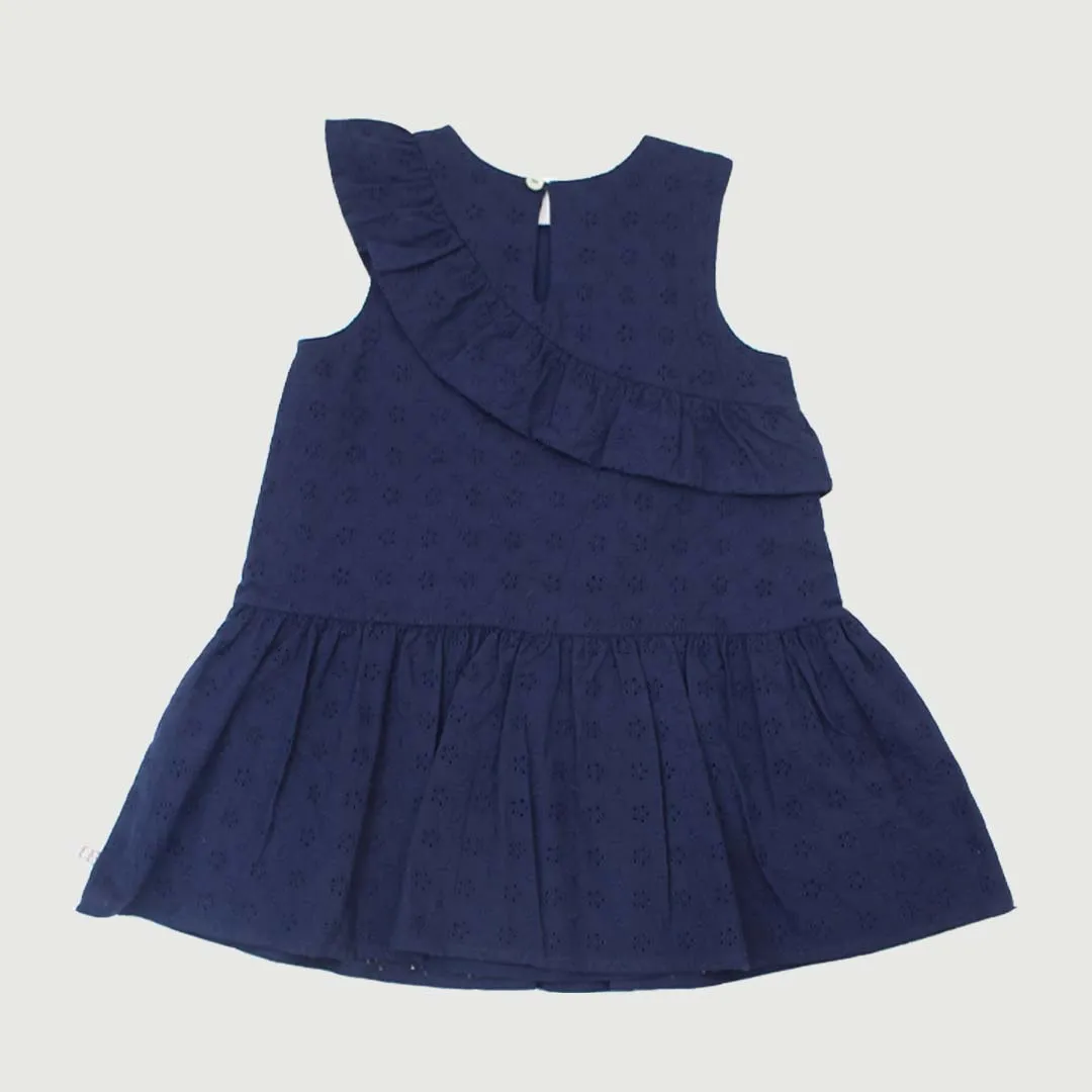 Toddler Girl Drop Waist Ruffle Dress