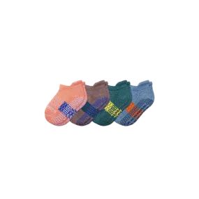 Toddler Gripper Ankle Sock 4-Pack