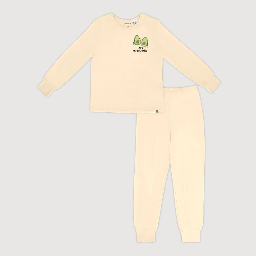 Tutti Frutti Bamboo Kids Jammies Set (Yellow)