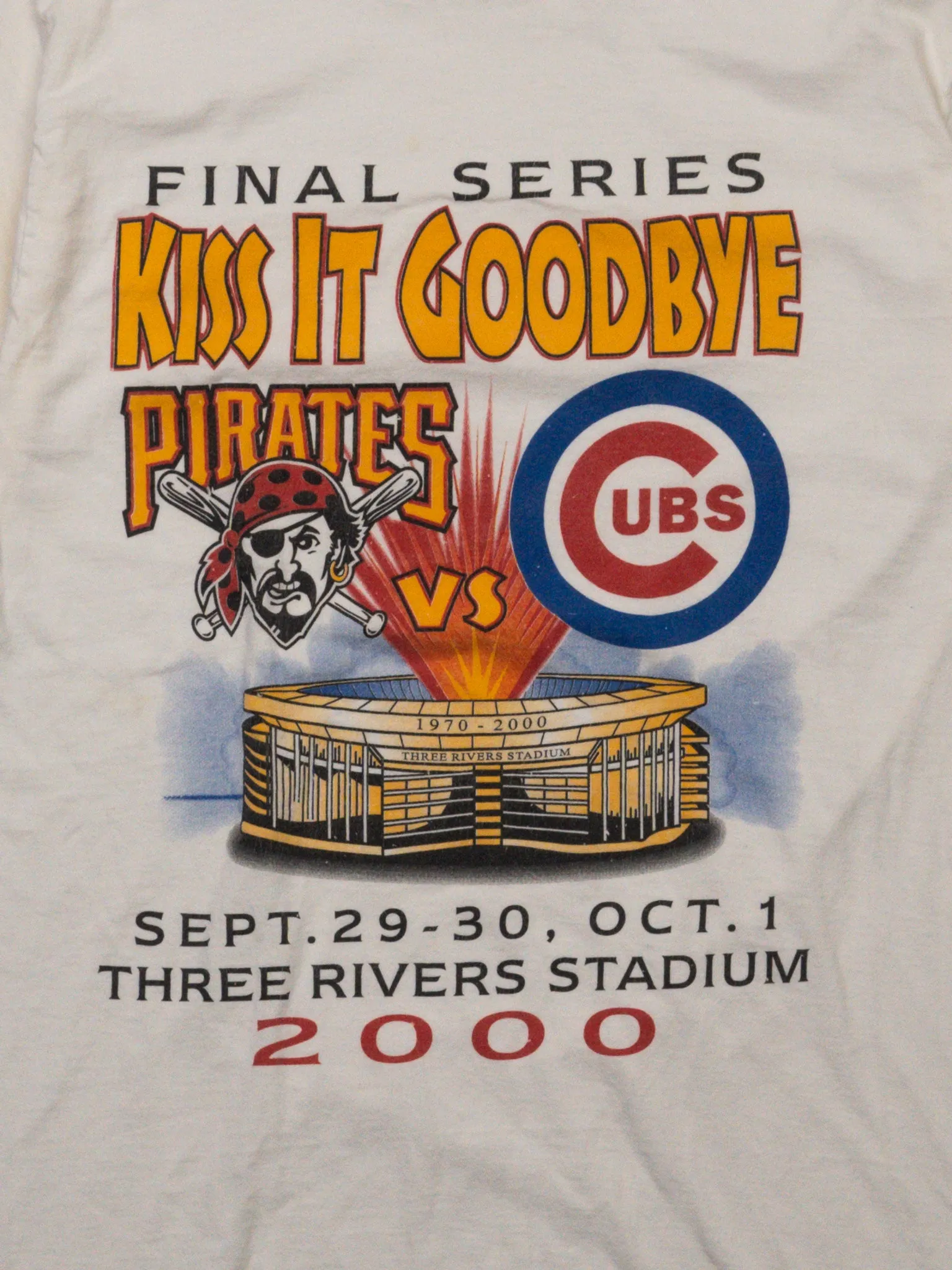 Vintage '00 Pirates v Cubs Final Series Tee (S)