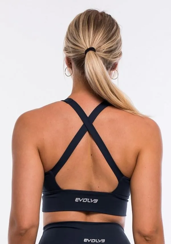 Navy Ultimate Support Sports Bra - Womens