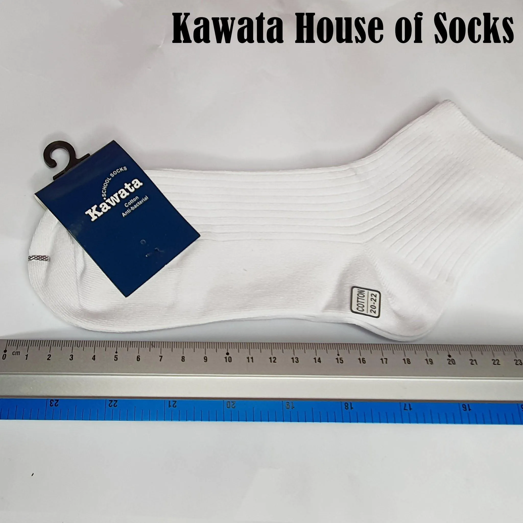 White School Socks