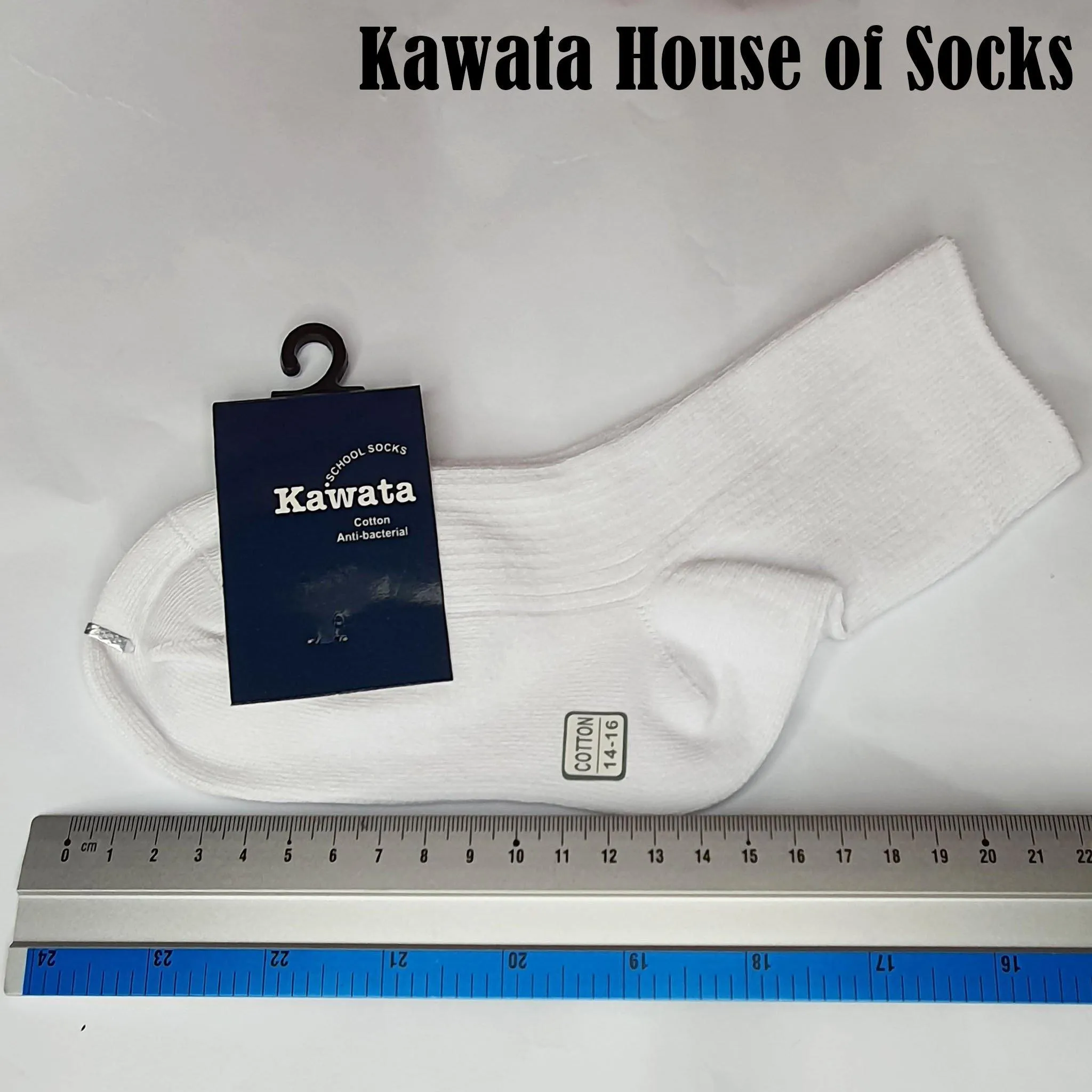 White School Socks