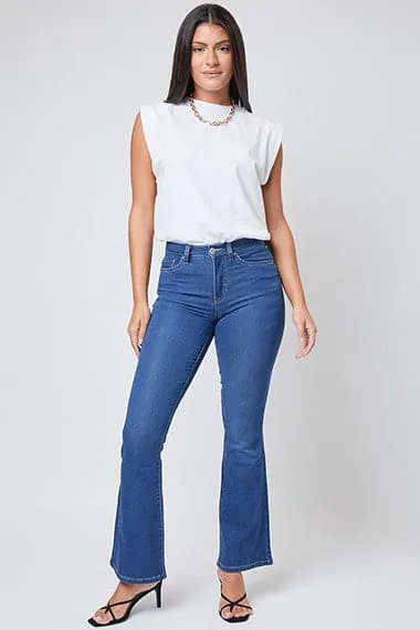 Women's Essential HyperDenim  Flare Jeans With Regular Inseam