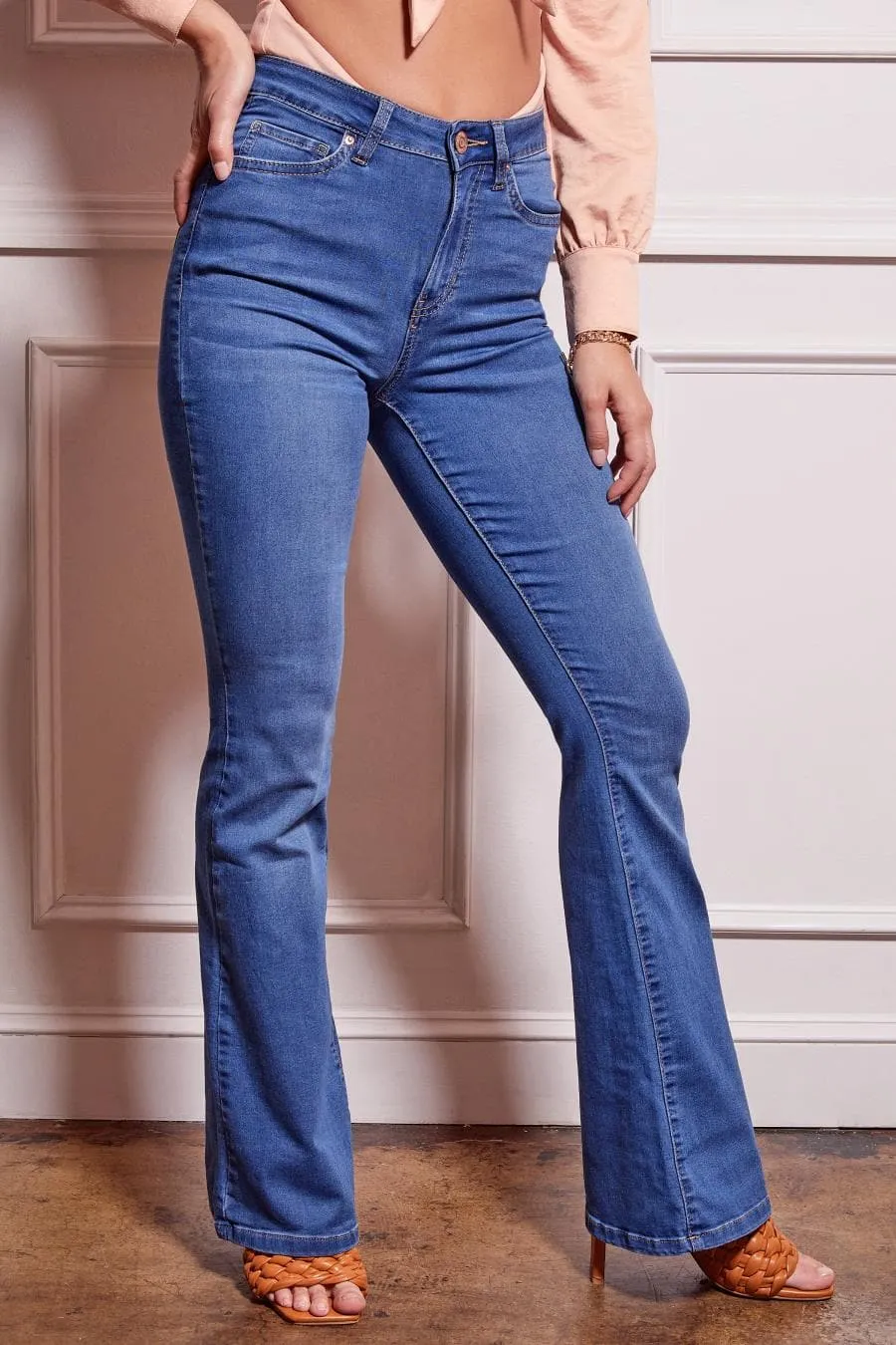 Women's Essential HyperDenim  Flare Jeans With Regular Inseam